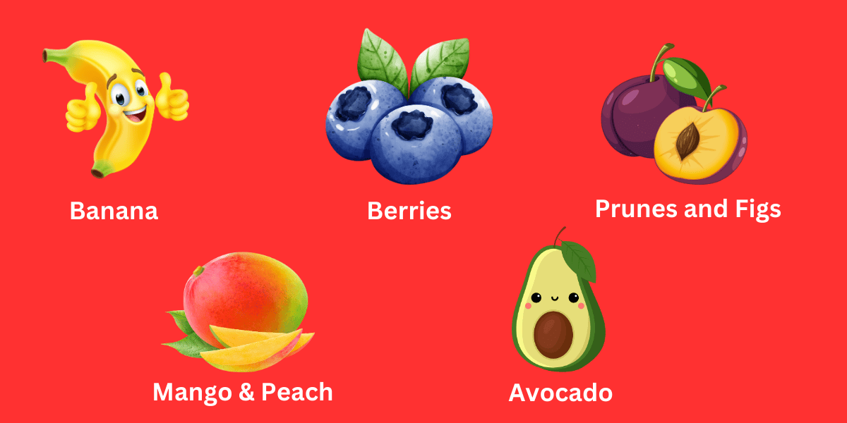 Babies fruit at the age of 4-6 months